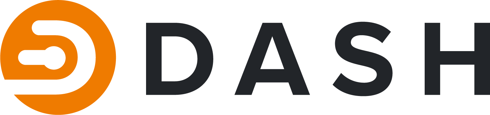 DASH logo black